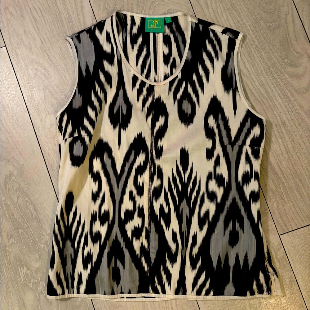 Beautiful Ikat sleeveless Jules Reid